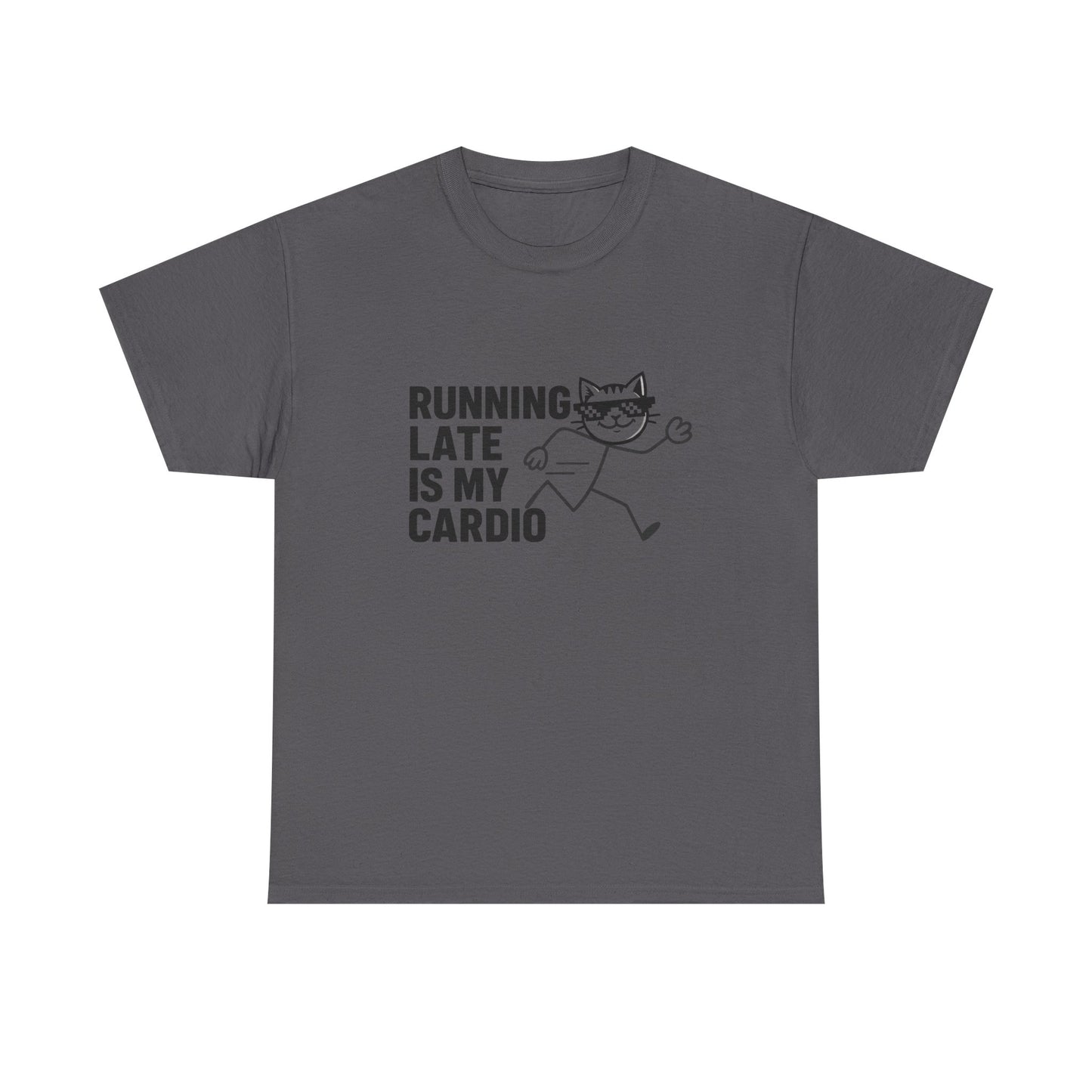 Elite funny graphic t-shirts – Unisex Running Late Club Tee, perfect for those who enjoy a side of chaos in their style.